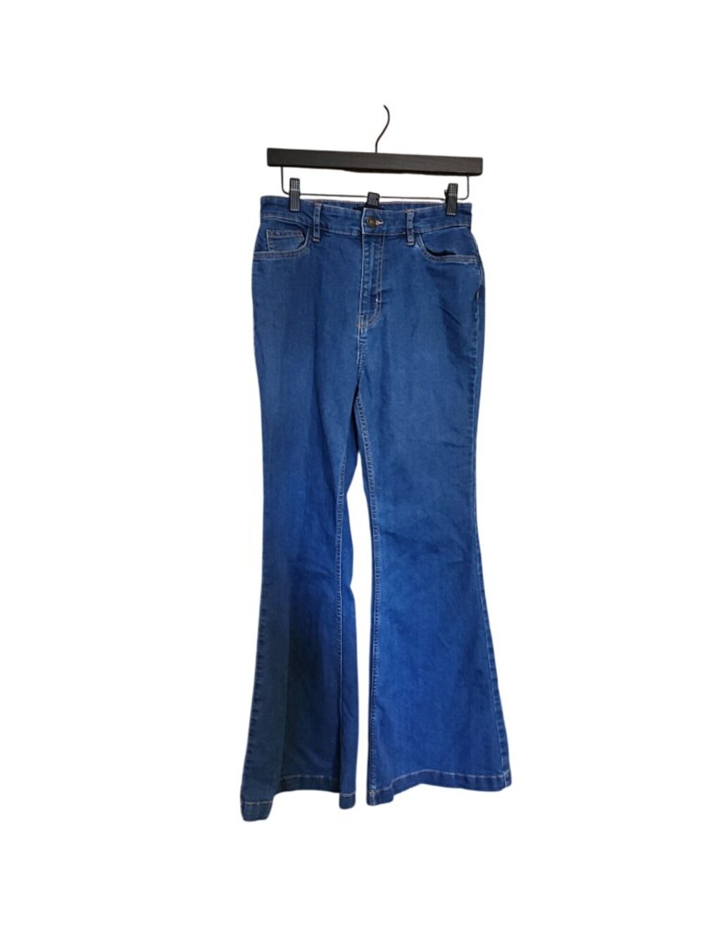 Forever 21 Denim Jeans High Rise Wide Leg Womens Size 27